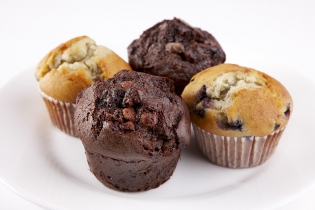 3 stk. Blåbær Muffins